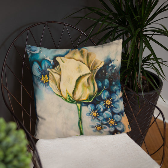 Dreaming In Flowers Pillow