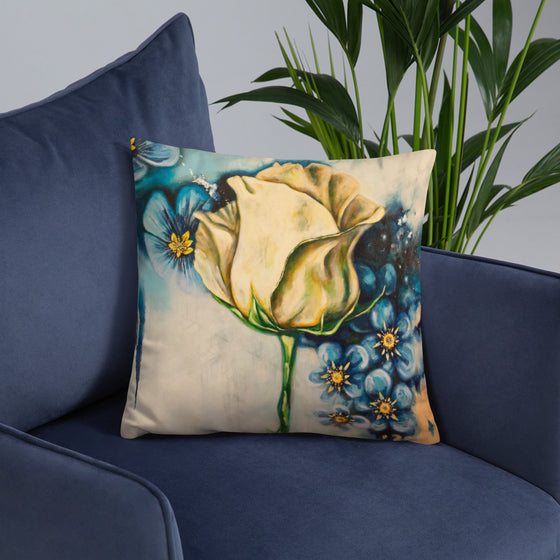 Dreaming In Flowers Pillow